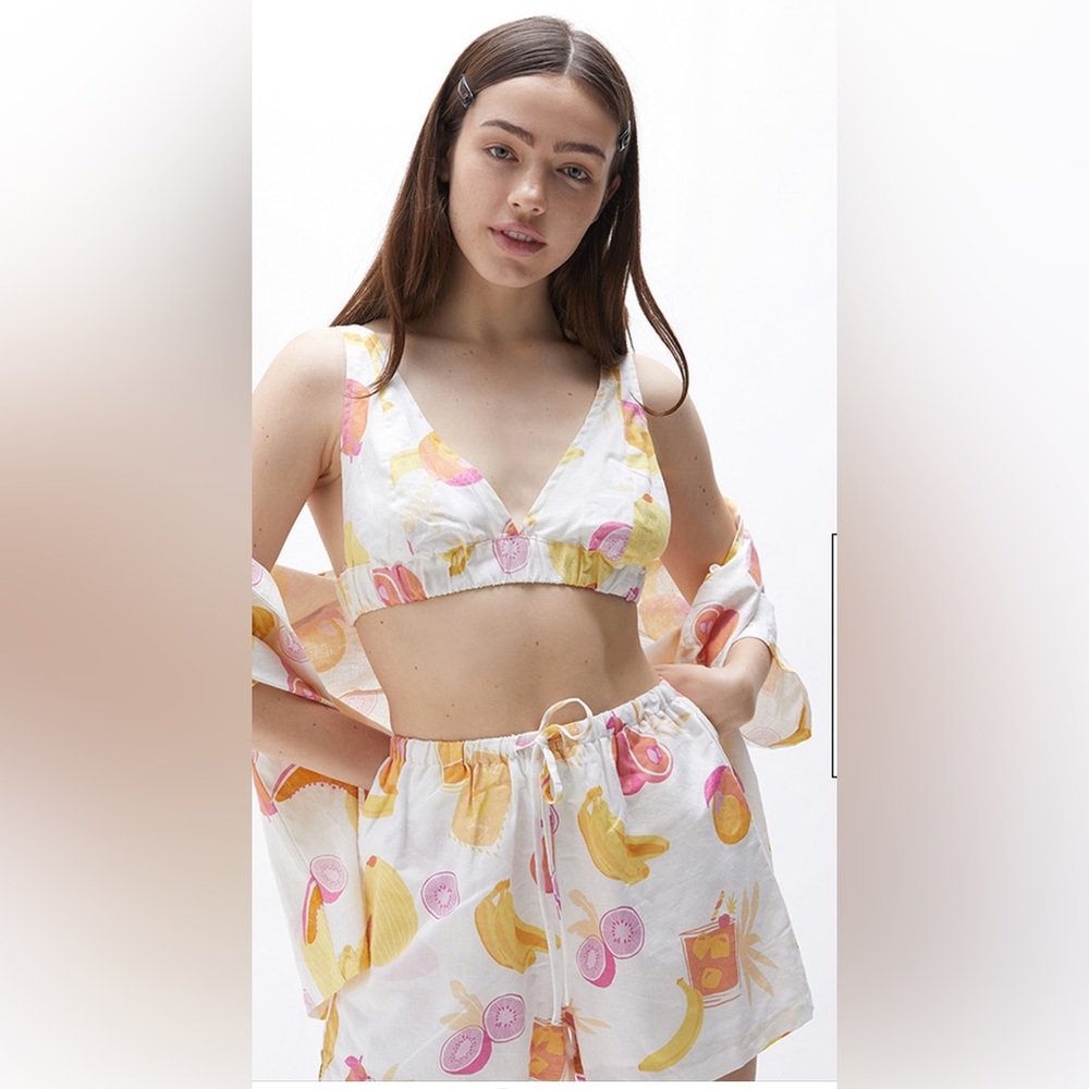 Charlie Holiday/Anthropologie Paloma Crop Top Size L